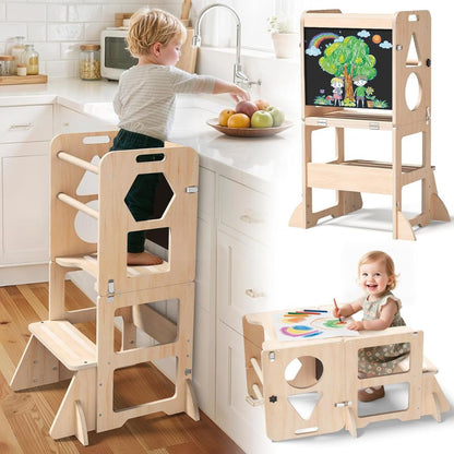 2 in 1 Toddler Tower Table