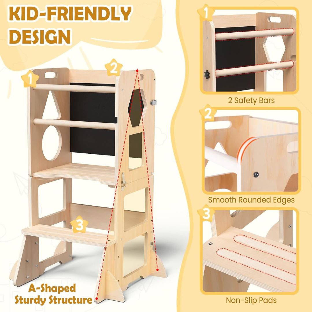 2 in 1 Toddler Tower Table