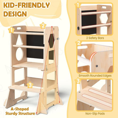 2 in 1 Toddler Tower Table