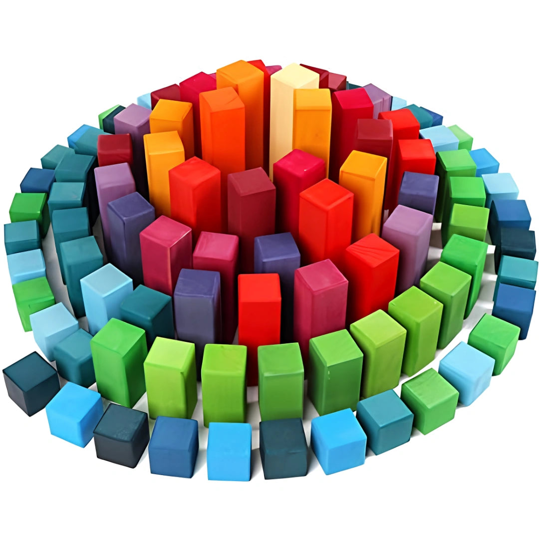 Rainbow Mini Piece Blocks Set