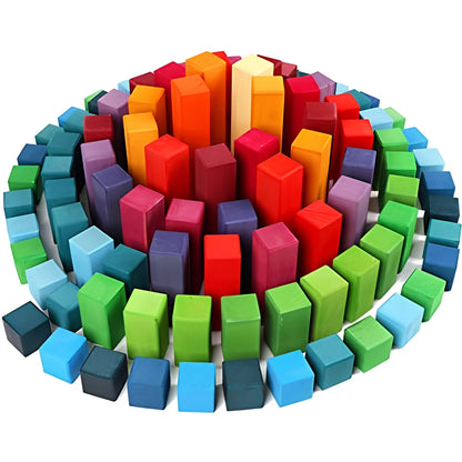 Rainbow Mini Piece Blocks Set