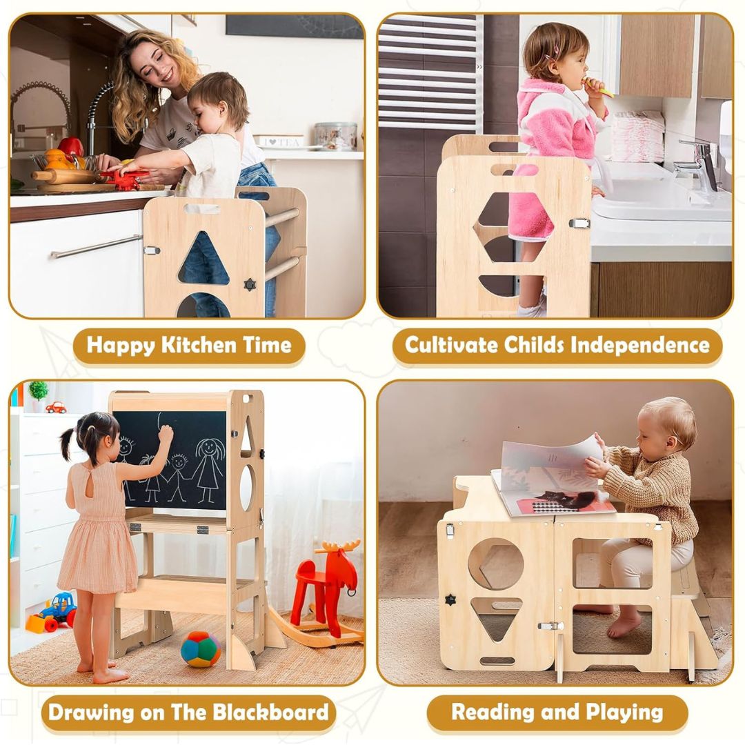 2 in 1 Toddler Tower Table
