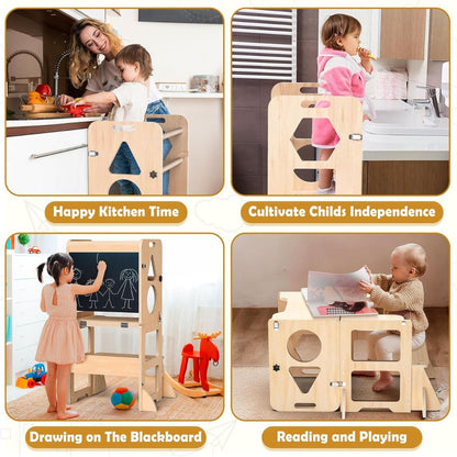 2 in 1 Toddler Tower Table