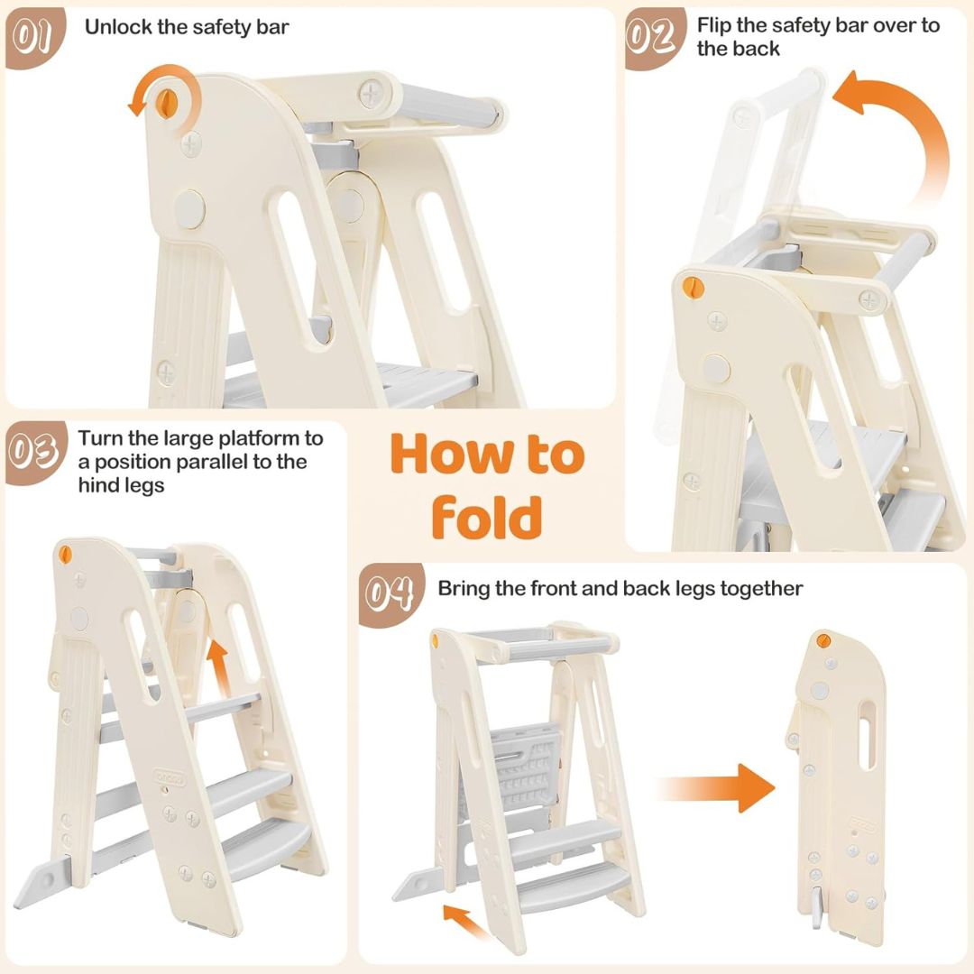 Safe Toddler Kitchen Tower